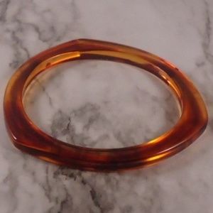 Faux tortoise shell bracelet